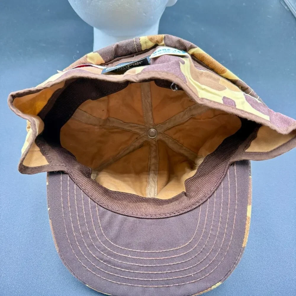 Vintage Gore-tex Thinsulate 3M Duck Waterfowl Camo Hunting Cap Hat Mens Size L